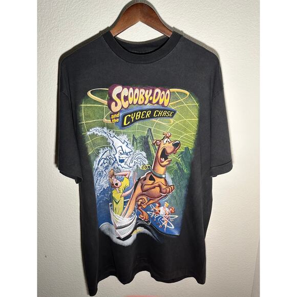 Scooby-Doo Cyber Chase 2001 Vintage Reprint Single Stitch T-shirt - Picture 1 of 6